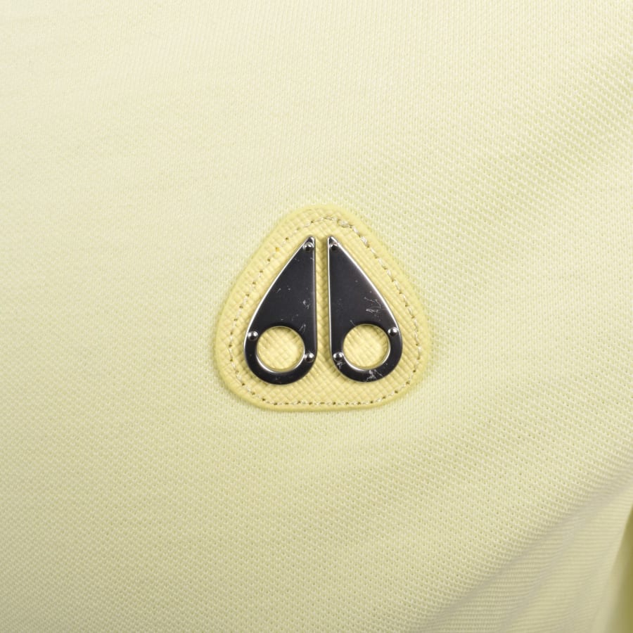 Moose Knuckles Everett Polo T Shirt Yellow | Mainline